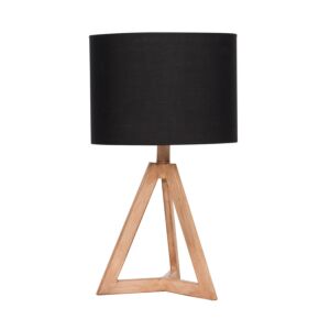 Table Lamp 1-Light Table Lamp in Natural Wood