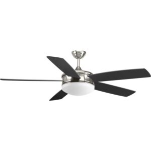 Fresno 1-Light 60" Hanging Ceiling Fan in Brushed Nickel