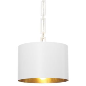 Brian Patrick Flynn for Crystorama Alston 12 Inch Pendant in Matte White