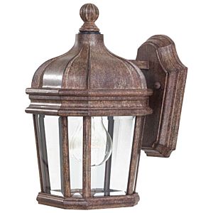 The Great Outdoors Harrison 12 Inch Outdoor Wall Light in Vintage Rust