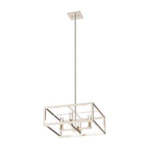 DVI Sambre 4-Light Pendant in Multiple Finishes and Buffed Nickel
