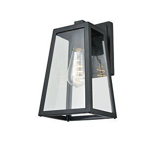 Moraine Outdoor 1-Light Outdoor Wall Sconce in Black