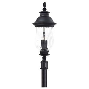The Great Outdoors Newport 4 Light 33 Inch Outdoor Post Light in Heritage