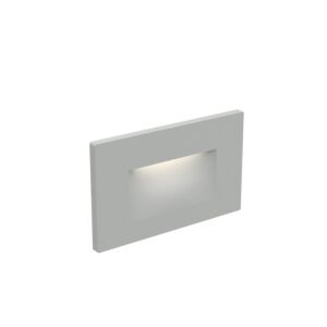1-Light LED Step Light in Satin Grey