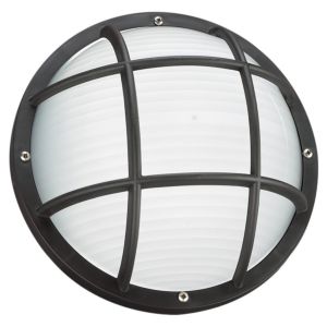 Sea Gull Bayside Outdoor Ceiling Light in Black