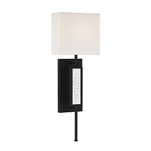 Savoy House Victor 1 Light Wall Sconce in Matte Black