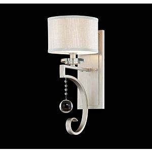 Savoy House Rosendal by Brian Thomas 1 Light Wall Sconce in Silver Sparkle