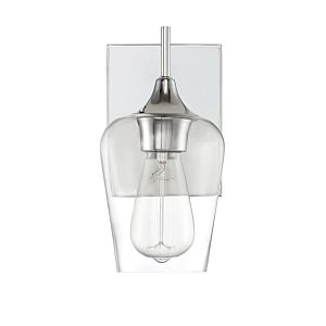 Savoy House Octave 1 Light Wall Sconce in Polished Chrome