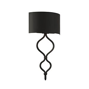 Como LED Wall Sconce in Matte Black