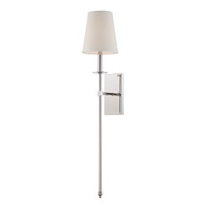 Savoy House Monroe 1 Light Wall Sconce in Polished Nickel