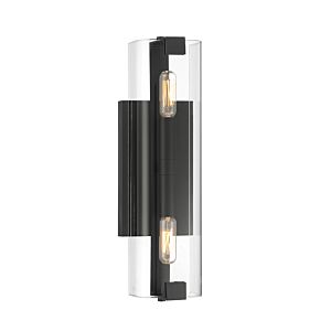 Savoy House Winfield 2 Light Wall Sconce in Matte Black