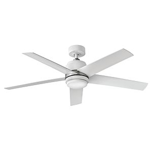 Tier LED 54 Indoor/Outdoor Ceiling Fan in Appliance White"