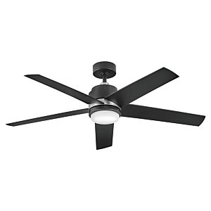 Hinkley Tier LED 54 Inch Indoor/Outdoor Ceiling Fan in Matte Black