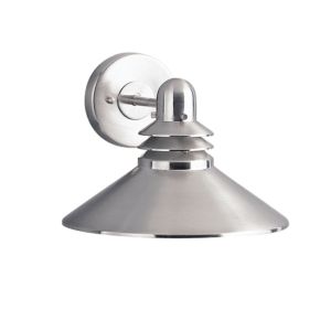 Kichler Grenoble 1 Light 8 Inch Outdoor XLarge Wall in Brushed Nickel