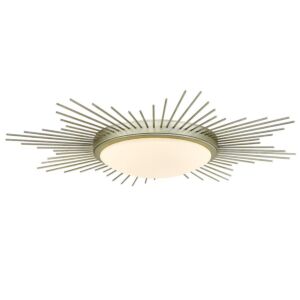 Kieran Wg 1-Light LED Flush Mount Ceiling Light in White Gold