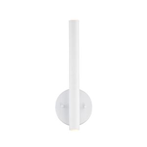 Z-Lite Forest 2-Light Wall Sconce In Matte White