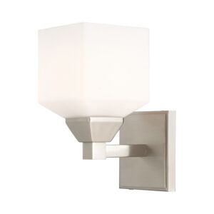 Aragon 1-Light Wall Sconce in Brushed Nickel