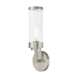 Hillcrest 1-Light Wall Sconce in Brushed Nickel