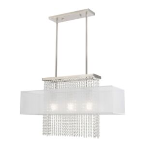 LiveX Lighting 49334-91 4 Light Brished Nickel線形シャンデリア 49349-04 - Livex Lighting - 12 Light Foyer Chandelier - Denmark