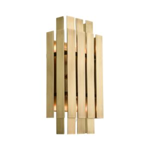 Greenwich 2-Light Wall Sconce in Natural Brass