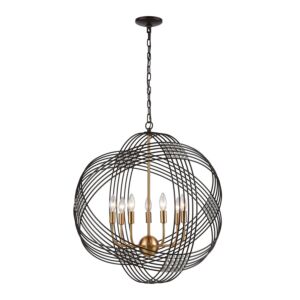 Concentric 7-Light Chandelier in Oil Rubbed Bronze