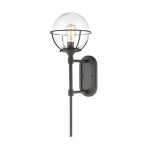 Girard 1-Light Outdoor Wall Sconce in Charcoal