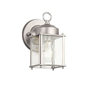 1-Light Outdoor Wall Mount in Stainless Steel