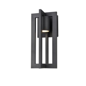 Astrid Outdoor 1-Light Outdoor Wall Sconce in Black