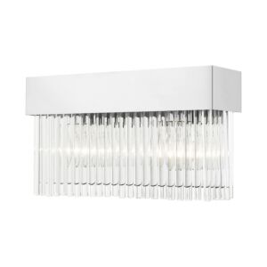 Norwich 2-Light Wall Sconce in Polished Chrome