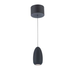 Royal Pearl Collection Integrated LED Pendant in Black
