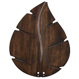 Fanimation Blades Wood 22 Inch Wide Oval Leaf Carved Wood Blade in Walnut