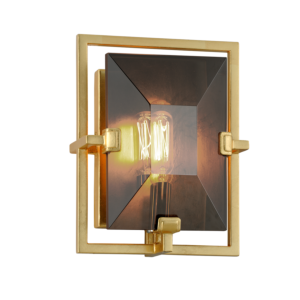 Troy Prism 9 Inch Wall Sconce in Gold Leaf