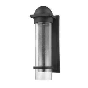 Nero 1-Light Outdoor Wall Sconce in Texture Black