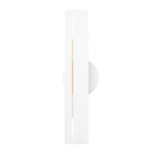 Brandon 2-Light Wall Sconce in Gesso White