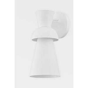 Florence 1-Light Wall Sconce in Gesso White