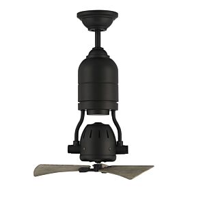 Craftmade Bellows Uno Outdoor Ceiling Fan in Flat Black