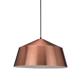 Matteo Encase 1-Light Pendant Light In Copper