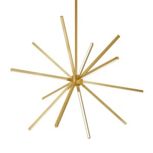 Sirius Minor LED Chandelier in Brushed Gold