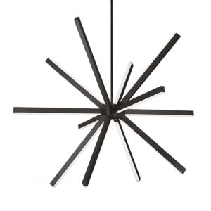  Sirius LED Contemporary Chandelier in Black