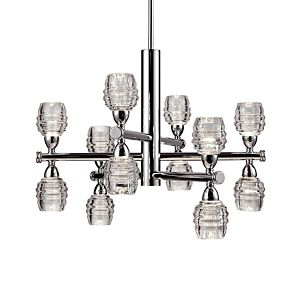  Honeycomb LED Contemporary Chandelier in Chrome
