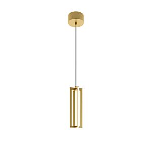 Cass LED Pendant in Gold