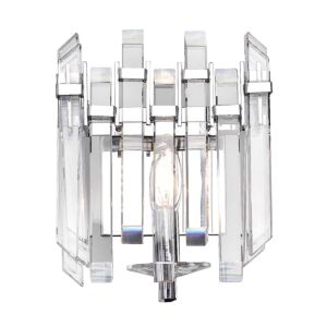 CWI Henrietta 1 Light Wall Sconce With Chrome Finish