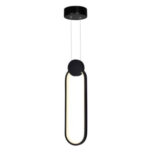 CWI Lighting Pulley Pulley 4-in LED Black Mini Pendant