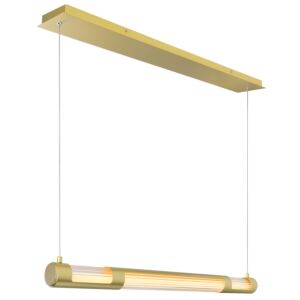 Neva 1-Light LED Chandelier in Satin Gold
