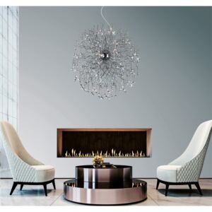 CWI Lighting Cherry Blossom 32 Light Chandelier with Chrome finish