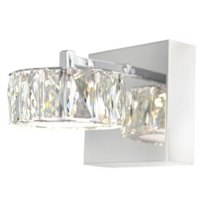 CWI Lighting Milan LED Bathroom Sconce with Chrome finish
