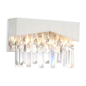 CWI Havely 2 Light Wall Sconce With Chrome Finish