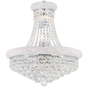 CWI Lighting Empire 14 Light Down Chandelier with Chrome finish