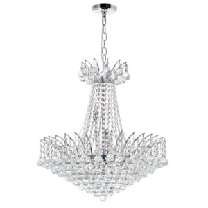CWI Lighting Posh 11 Light Down Chandelier with Chrome finish