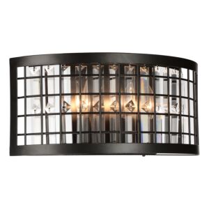 CWI Meghna 3 Light Wall Sconce With Brown Finish